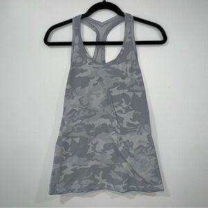 Lululemon Athletica Gray Camo Racerback Tank